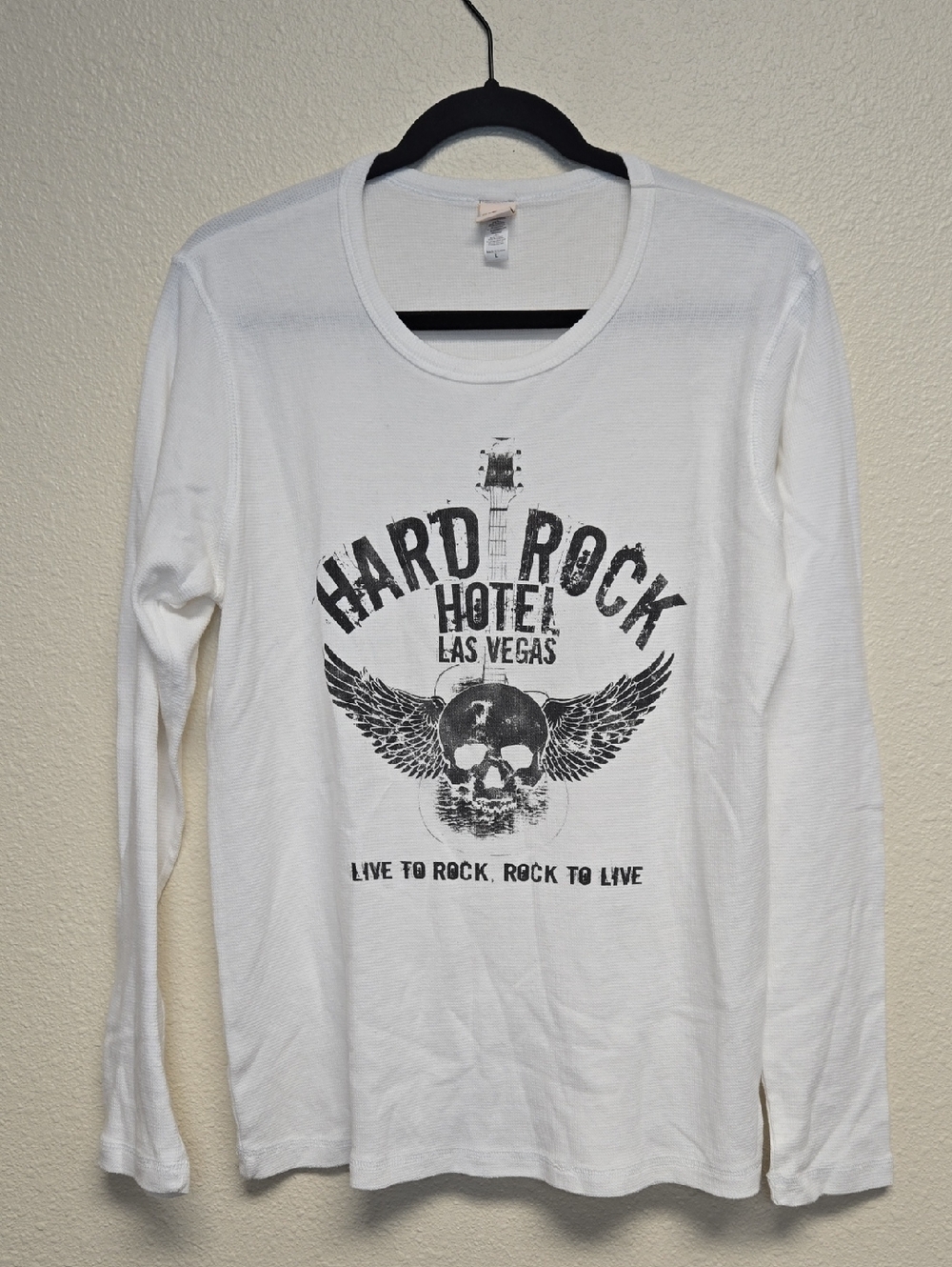 Hard Rock Hotel Las Vegas Long Sleeve Waffle Tee